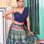 Banarasi Silk Lehenga Set with Zari Weaving & Stitched Blouse-Dupatta