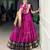 Jacquard Silk Zari Weaving Lehenga Set