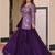 Awesome Purple Silk Weaving Party Wear Lehenga With Jacket