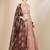 Dusty Pink Georgette Sequin & Zari Embroidered Lehenga Set