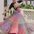 Dazzling Multi-Color Cotton Digital Printed Navratri Crop Top Lehenga
