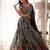 Chic Black Georgette Sequins Embroidered Party Wear Lehenga Choli
