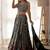 Chic Black Georgette Sequins Embroidered Party Wear Lehenga Choli