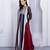 Multicolor embroidered georgette asymmetrical kurta