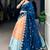 Ravishing Orange Zari Weaving Silk Wedding Wear Half Saree Lehenga