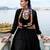 Black Color Gamthi Work With Cowrie Touch Up Rayon Co-Ord Set