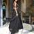 Black Color Pearl Coding And Sequins Embroidery Work With Satin Lehenga Choli