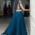 Peacock Color Sequince And Thread Embroidery Work Fendi Lehenga choli