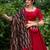 Maroon Color Plain With Gota Patti Rayon Navratri Chaniya Choli
