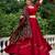 Maroon Color Plain With Gota Patti Rayon Navratri Chaniya Choli