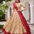 Off White Color Bandhej Print With Gotta Patti Lace Rayon Lehenga Choli