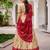 Off White Color Bandhej Print With Gotta Patti Lace Rayon Lehenga Choli