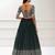Deep Green Georgette Sequin Embroidered Lehenga Set