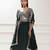 Deep Green Georgette Sequin Embroidered Lehenga Set