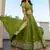 Green Embroidered Silk Lehenga Choli