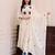 Cream rayon slub heavy thread embroidery work kurta pant set