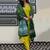 Lemon chanderi silk heavy thread embroidery work with printed dupatta kurta pant set