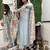 Sky viscose chanderi heavy thread embroidery work with jacquard butti dupatta kurta pant set