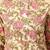 Beige printed cotton long-kurtis