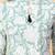 Green printed cotton long-kurtis