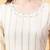 Cream printed cotton long-kurtis