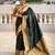 Green color paithani silk woven jacquard jari designer ethnic saree