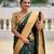 Green color paithani silk woven jacquard jari designer ethnic saree