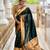 Green color paithani silk woven jacquard jari designer ethnic saree