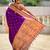 Magenta color paithani silk woven jacquard jari designer ethnic saree