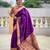Magenta color paithani silk woven jacquard jari designer ethnic saree