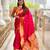 Pink color paithani silk woven jacquard jari designer ethnic saree