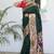 Green color paithani silk saree with beautiful festive looks