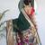 Green color paithani silk saree with beautiful festive looks