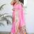 Pink color paithani silk saree with beautiful festive looks