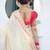 Cream color paithani silk saree with beautiful festive looks