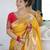 Yellow color paithani silk saree with beautiful festive looks