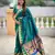 Rama sophisticated paithani silk fabric woven jacquard meenakari saree