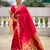 Pink color sophisticated paithani silk fabric woven jacquard meenakari saree