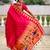Pink color sophisticated paithani silk fabric woven jacquard meenakari designer saree