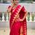 Pink color sophisticated paithani silk fabric woven jacquard meenakari designer saree