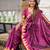 Wine color sophisticated paithani silk fabric woven jacquard meenakari designer saree