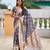 Lavender color banarasi silk saree with woven jacquard designer ethnic style