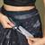 Black color stylish pre stitched saree with pocket for trendy  girls