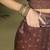 Brown color stylish pre stitched saree with pocket for trendy  girls