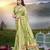 Green color graceful woven meenakari designer saree on assam silk fabric
