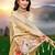 Cream color graceful woven meenakari designer saree on assam silk fabric