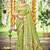 Green color heavy looks woven meenakari designer assam silk saree