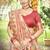 Peach color heavy looks woven meenakari designer assam silk saree