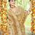 Beige color heavy looks woven meenakari designer assam silk saree