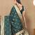Green color paithani silk woven meenakari jacquard designer traditional rich ethnic saree